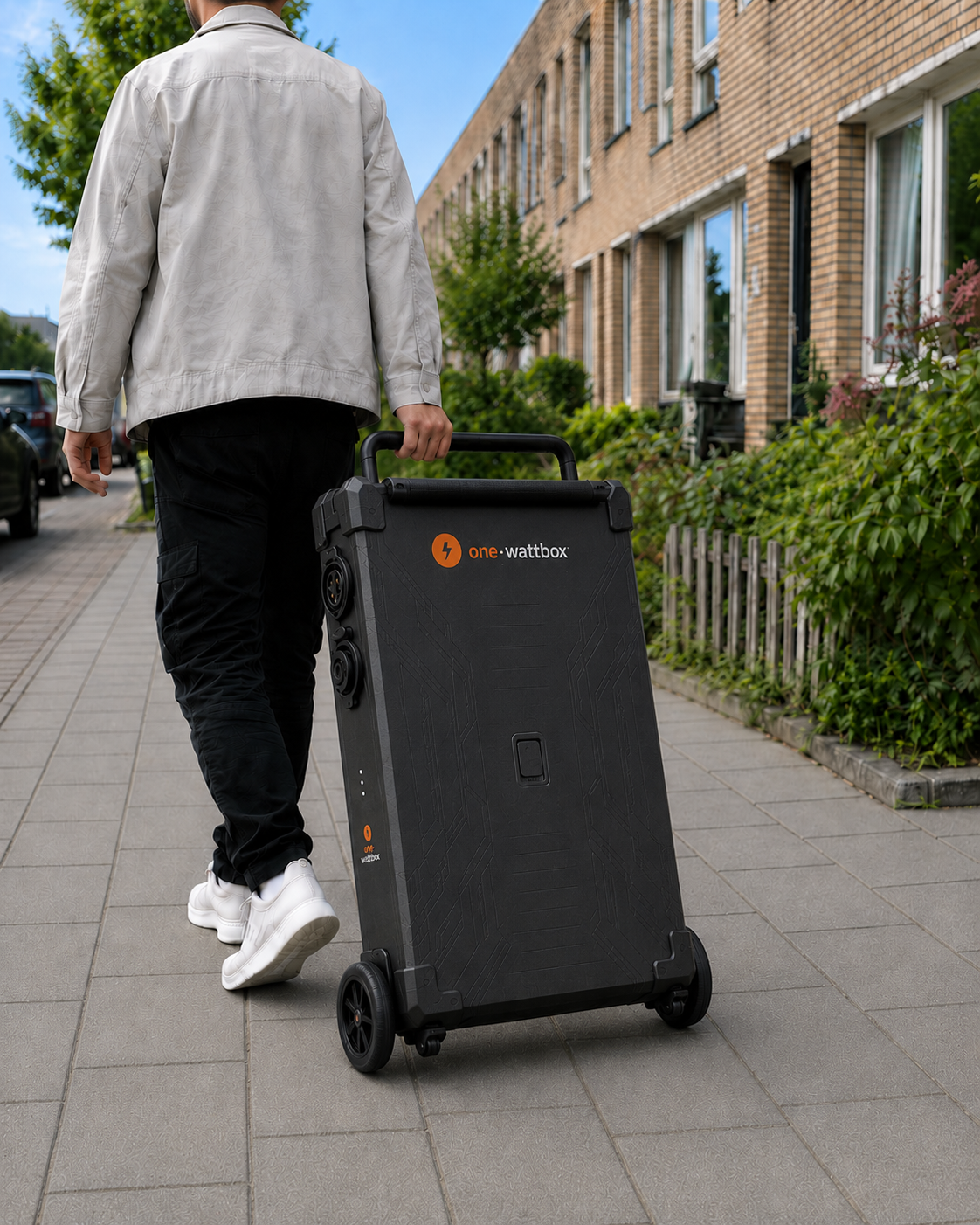 Door één persoon naar de auto